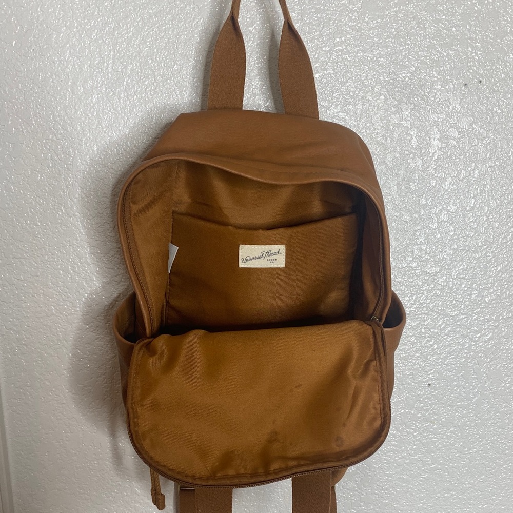Universal Thread Brown Backpack with Front Pocket - image 5